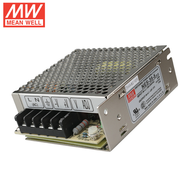 Mean Well NES-35-5 DC5V 35Watt 7A UL Certification AC110-240 Volt Switching Power Supply For LED Strip Lights Lighting
